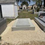 Avant pose de monument