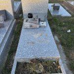 Avant démontage du monument