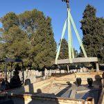 Démontage du monument