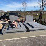 Après pose de monument